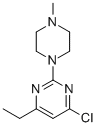 4-CHLORO-6-ETHYL-2-(4-METHYL-1-PIPERAZINYL)PYRIMIDINE Structure
