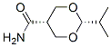 1,3-Dioxane-5-carboxamide,2-(1-methylethyl)-,cis-(9CI) Structure