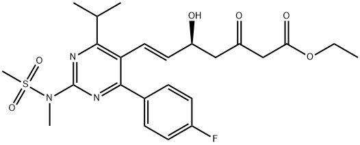 901765-36-4 (5S,6E)-7-[4-(4-Fluorophenyl)-6-(1-methylethyl)-2-[methyl(methylsulfonyl)amino]-5-pyrimidinyl]-5-hydroxy-3-oxo-6-heptenoic acid ethyl ester