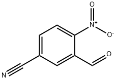 3-FORMYL-4-NITROBENZONITRILE Structure