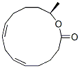 [6Z,9Z,14R,(-)]-14-Methyloxacyclotetradeca-6,9-diene-2-one Structure