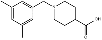 1-(2,5-디메틸벤질)피페리딘-4-카르복실산 구조식 이미지