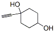 1,4-시클로헥산디올,1-에티닐-(7CI) 구조식 이미지