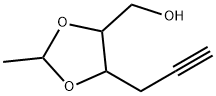 1,3-Dioxolane-4-methanol,  2-methyl-5-(2-propynyl)-  (7CI) Structure