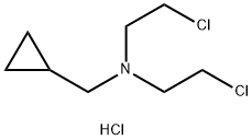 2-chloro-N-(2-chloroethyl)-N-(cyclopropylMethyl)ethanaMine hydrochloride Structure