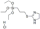 4,5-dihydro-2-[[3-(triethoxysilyl)propyl]thio]-1H-imidazole monohydrochloride Structure