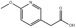 6-Methoxy-3-pyridineacetic Acid Structure