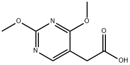 2,4-DiMethoxypyriMidine-5-acetic acid Structure