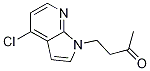 2-Butanone, 4-(4-chloro-1H-pyrrolo[2,3-b]pyridin-1-yl) Structure