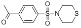 1-[4-(Thiomorpholine-4-sulfonyl)-phenyl]-ethanone Structure
