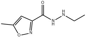 3-Isoxazolecarboxylicacid,5-methyl-,2-ethylhydrazide(6CI,7CI) Structure