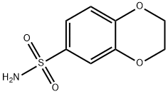 2,3-DIHYDRO-BENZO[1,4]DIOXINE-6-SULFONIC ACID AMIDE 구조식 이미지