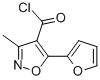 4-이속사졸카르보닐클로라이드,5-(2-푸릴)-3-메틸-(7CI) 구조식 이미지