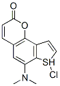 3-클로로-4-디메틸아미노티오안젤리신 구조식 이미지