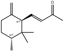 [1alpha(E),3beta]-4-(2,2,3-trimethyl-6-methylenecyclohexyl)but-3-en-2-one 구조식 이미지