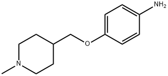 4-[(1-METHYL-4-PIPERIDINYL)METHOXY]BENZENAMINE Structure