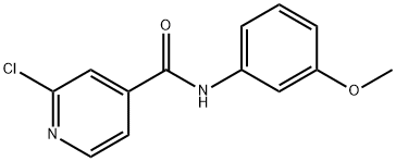 2-chloro-N-(3-methoxyphenyl)pyridine-4-carboxamide Structure