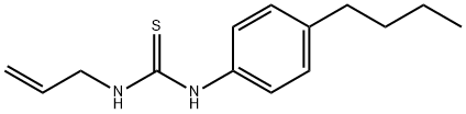1-allyl-3-(4-butylphenyl)thiourea Structure