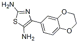 2,5-Thiazolediamine,  4-(2,3-dihydro-1,4-benzodioxin-6-yl)- Structure