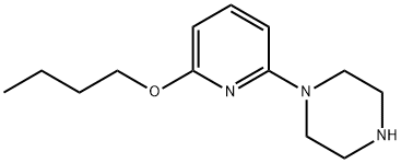 1-(6-BUTOXYPYRIDIN-2-YL)PIPERAZINE 구조식 이미지