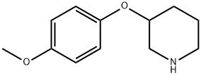 3-(4-METHOXYPHENOXY)PIPERIDINE Structure