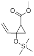 METHYL-(2-TRIMETHYLSILOXY-2-VINYLCYCLOPROPANE-CARBOXYLATE) 구조식 이미지