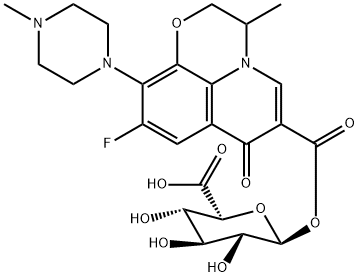 ofloxacin O-glucuronide Structure