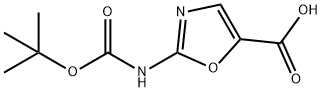 2-TERT-BUTOXYCARBONYLAMINO-OXAZOLE-5-CARBOXYLIC ACID Structure