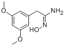 벤젠에탄이미다미드,N-HYDROXY-3,5-DIMETHOXY 구조식 이미지