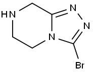 3-bromo-5,6,7,8-tetrahydro-[1,2,4]triazolo[4,3-a]pyrazine hydrochloride Structure