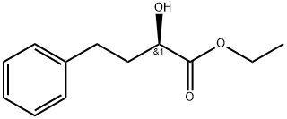 Ethyl (R)-2-hydroxy-4-phenylbutyrate 구조식 이미지