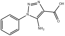 5-AMINO-1-PHENYL-1H-1,2,3-TRIAZOLE-4-CARBOXYLIC ACID Structure