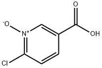 6-클로로니코틴산N-산화물 구조식 이미지