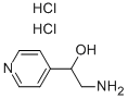 2-AMINO-1-(PYRIDIN-4-YL)ETHANOL DIHYDROCHLORIDE Structure