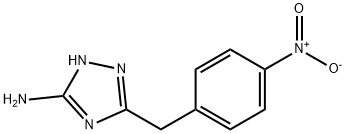 5-(4-Nitrobenzyl)-4H-1,2,4-triazol-3-amine 구조식 이미지