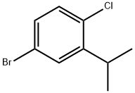 5-Bromo-2-chloroisopropylbenzene Structure