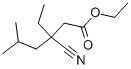 3-CYANO-3-ETHYL-5-METHYLHEXANOIC ACID ETHYL ESTER Structure