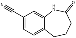 2-옥소-2,3,4,5-테트라히드로-1H-벤조[b]아제핀-8-카르보니트릴 구조식 이미지