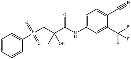 Desfluoro Bicalutamide Structure