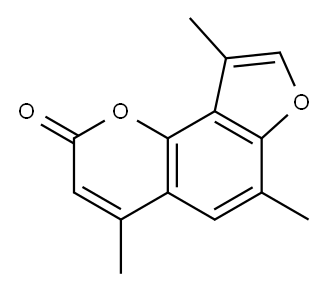 4,4',6-trimethylangelicin Structure
