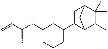 3-Isobornylcyclohexyl acrylate 구조식 이미지