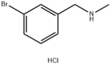 N-메틸-3-브로모벤질라민염산염 구조식 이미지