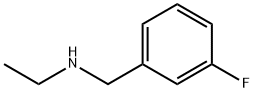N-[(3-fluorophenyl)methyl]ethanamine Structure