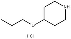 4-PROPOXYPIPERIDINE HYDROCHLORIDE Structure