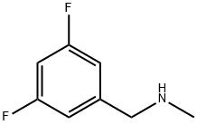 N-(3,5-Difluorobenzyl)-N-methylamine Structure