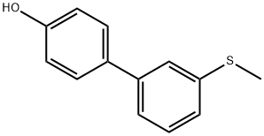 3'-(METHYLTHIO)-1,1'-BIPHENYL-4-OL Structure