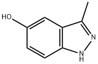 3-Methyl-1H-indazol-5-ol 구조식 이미지