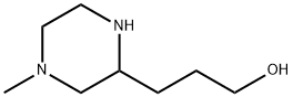 2-пиперазинпропанол, 4-метил- (7Cl) структурированное изображение