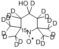 4-HYDROXY-2,2,6,6-TETRAMETHYLPIPERIDINE-1-OXYL (D17, 15N) Structure