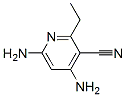 3-Pyridinecarbonitrile,  4,6-diamino-2-ethyl- Structure